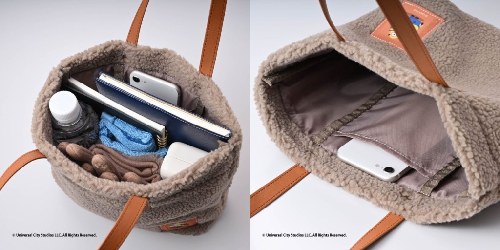 〈ミニオンズ〉カフェ･ド･クリエ ハッピーバッグ「ボアバッグ(ブラウン)」