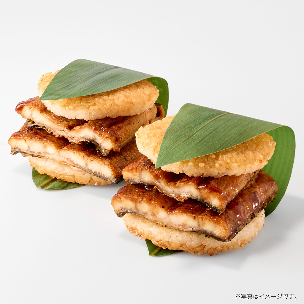 モス「炭焼き 国産鰻重バーガー 2個入り」