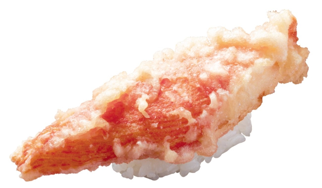 特大かにかまの天ぷら握り