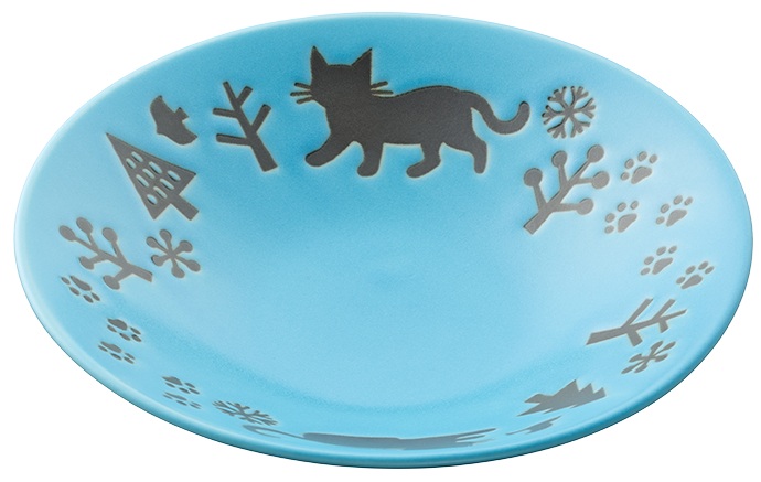 冬の黒ねこハッピーバッグ2026「美濃焼 黒ねこ小皿」