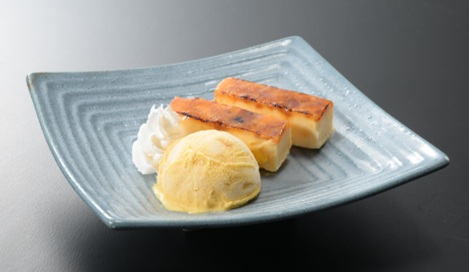 和食麺処サガミ「蜜芋(安納芋)あいすと十勝カタラーナ」