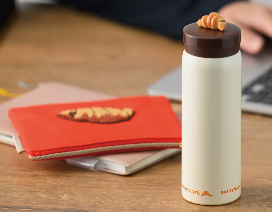 サンマルクカフェ福袋「チョコクロ刺繍ポーチ」「チョコクロチャーム付きタンブラー」