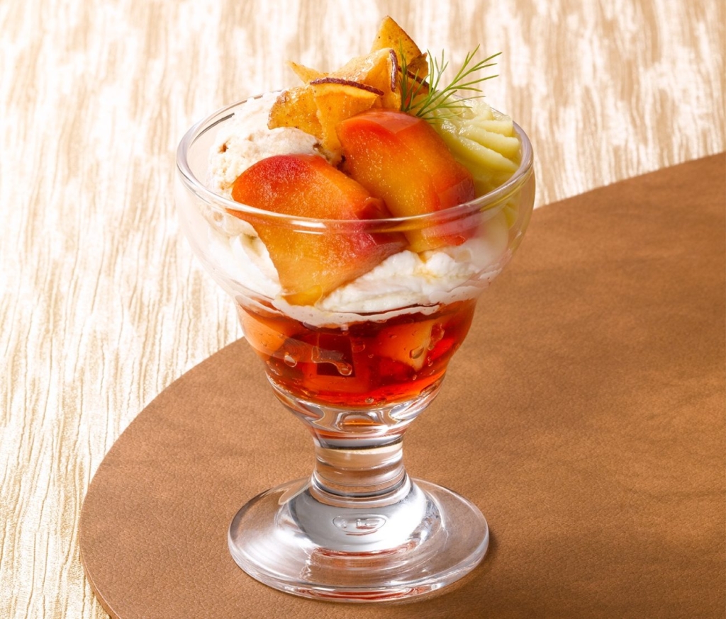 紅玉りんご&スイートポテトのプチパフェ