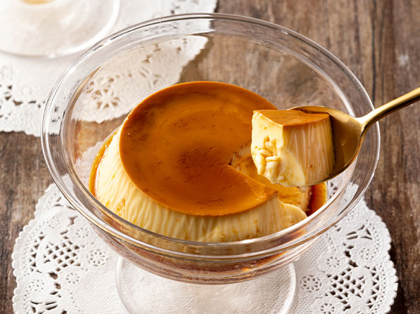 スチームオーブンで丁寧に仕上げ、なめらかな食感に