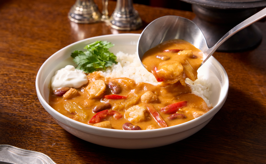 オマール海老ソースと帆立のケイジャン風フリカッセ イメージ