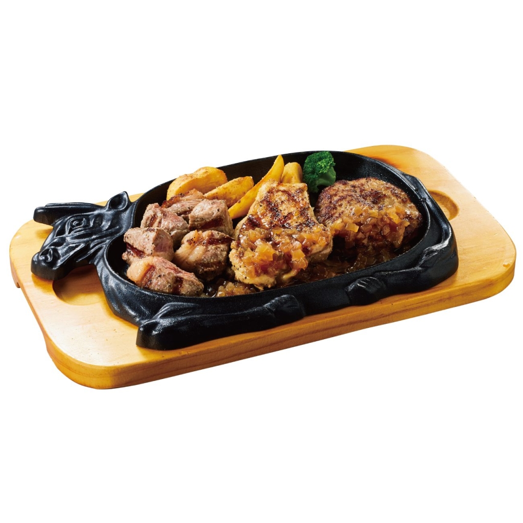 ビッグボーイ「アンガスカットサーロインのトリプルグリル プレミアムセット付」(200g)