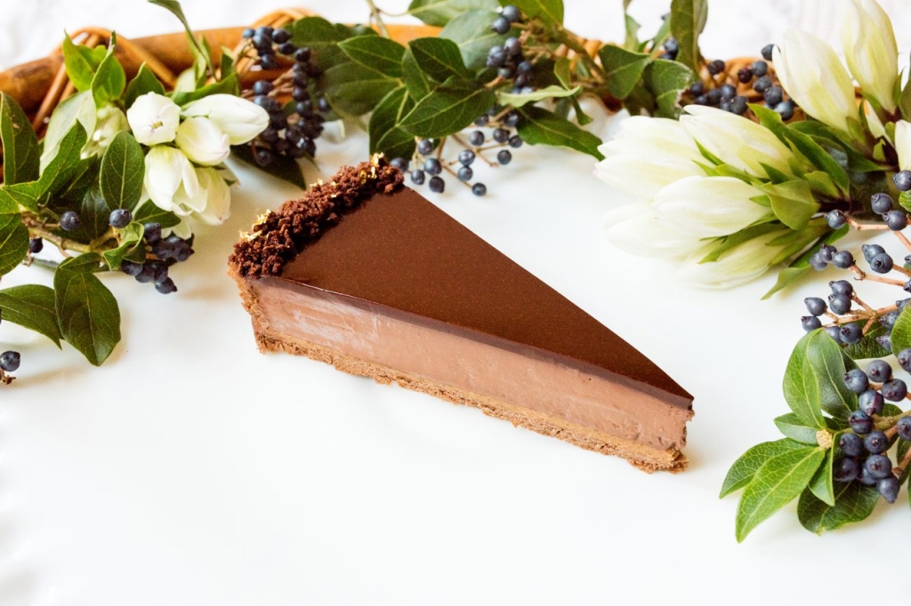 チョコレートクリームのタルト piece