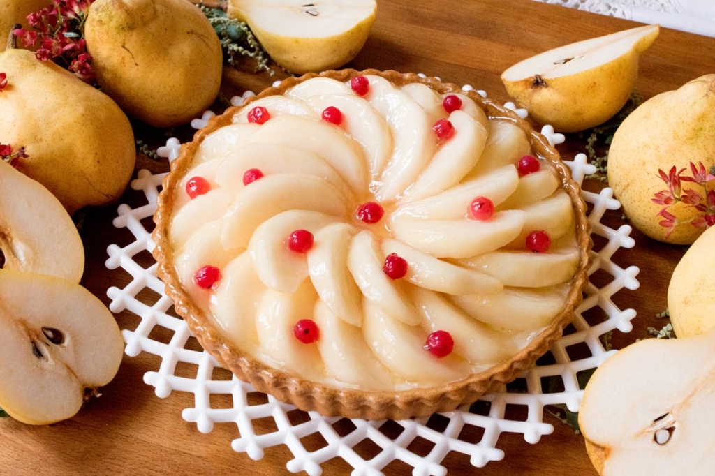 新潟県産 “ル レクチエ(洋梨)"のタルト whole(21cm)