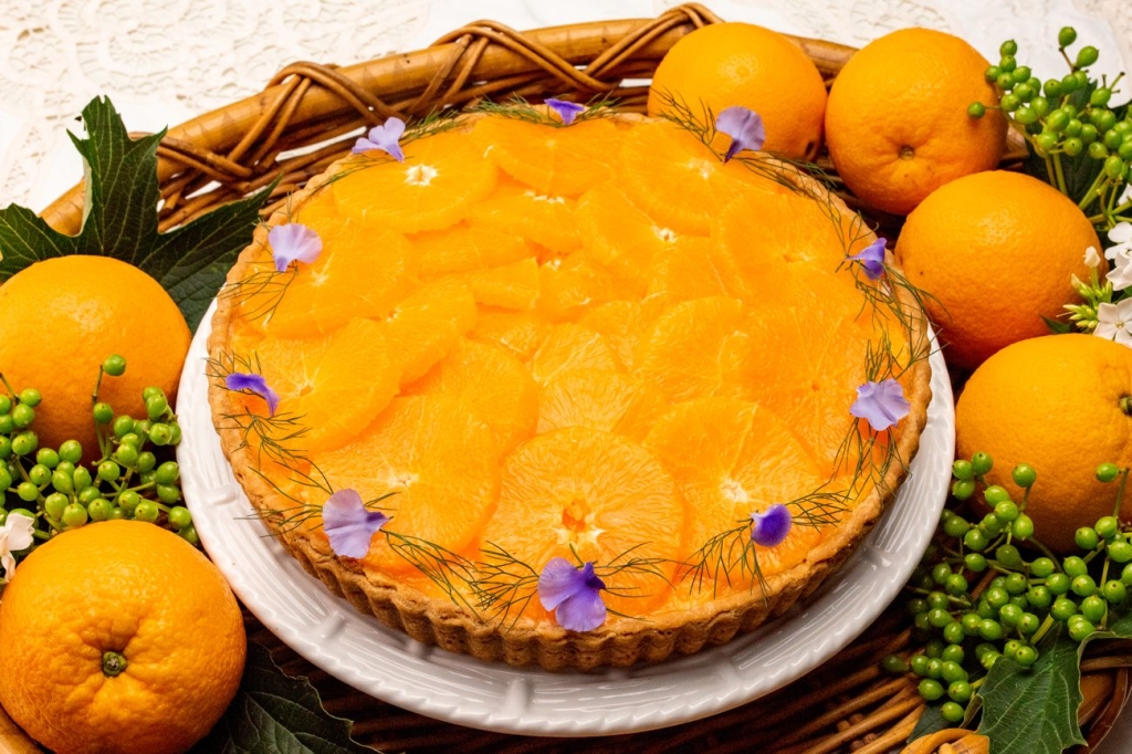 静岡県浜松市産 “白柳ネーブル"のタルト whole(25cm)