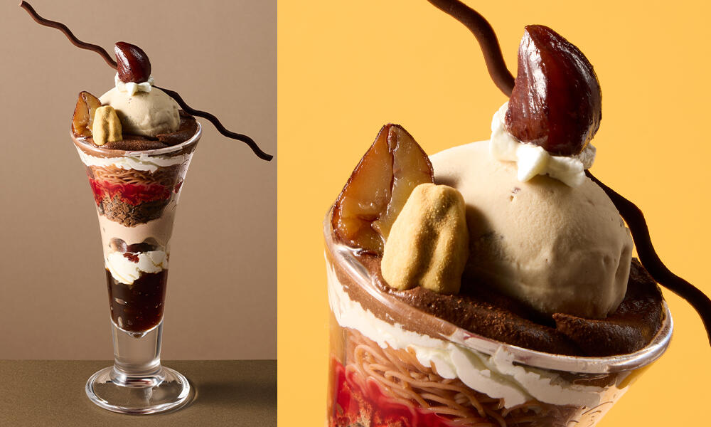 ココス「マロンとショコラのパフェ」税込1,265円