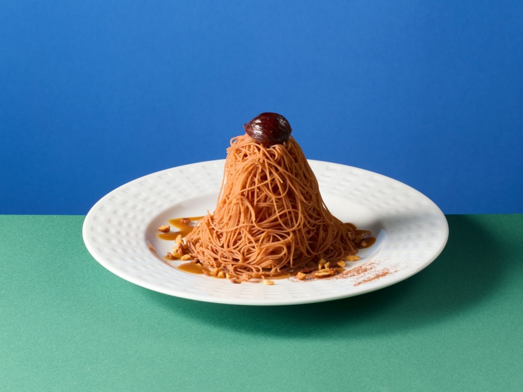 ココス グランドメニュー「イタリア栗のしぼりたてモンブラン」税込759円