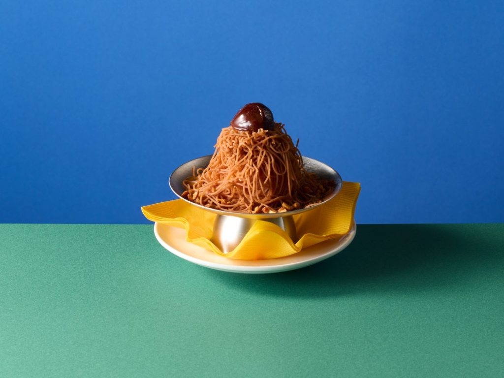 ココス グランドメニュー「ミニ!イタリア栗のしぼりたてモンブラン」税込495円