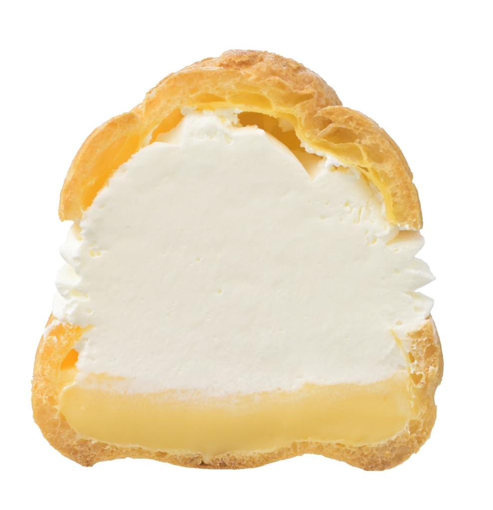 「Wシュー(クリーム&カスタード)」ホイップクリーム50%増量