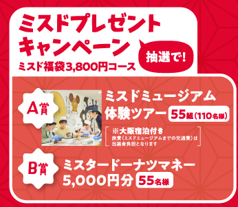 ミスド福袋3,800円コース