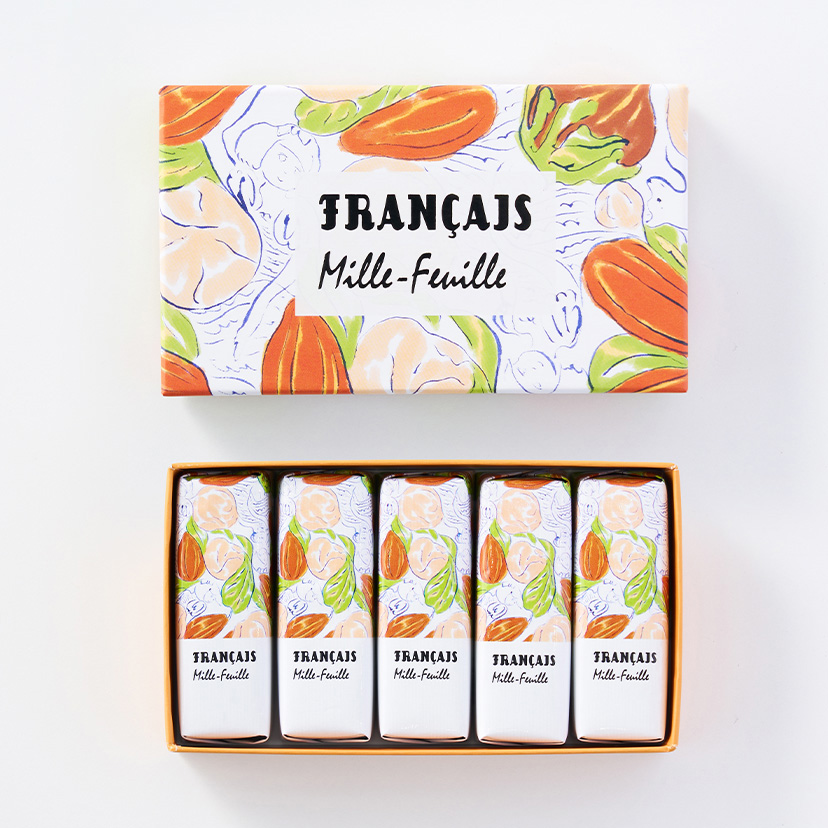 フランセ 果実をたのしむミルフィユ ジャンドゥーヤ5個入