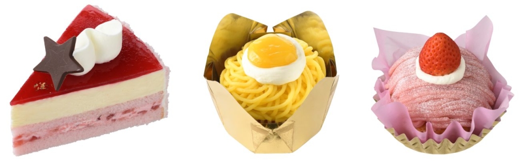 推し色ケーキ 赤・黄・ピンク