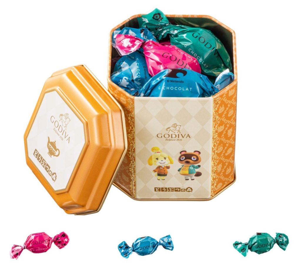 ゴディバ meets どうぶつの森 G ショコラ アソートメント 6粒入