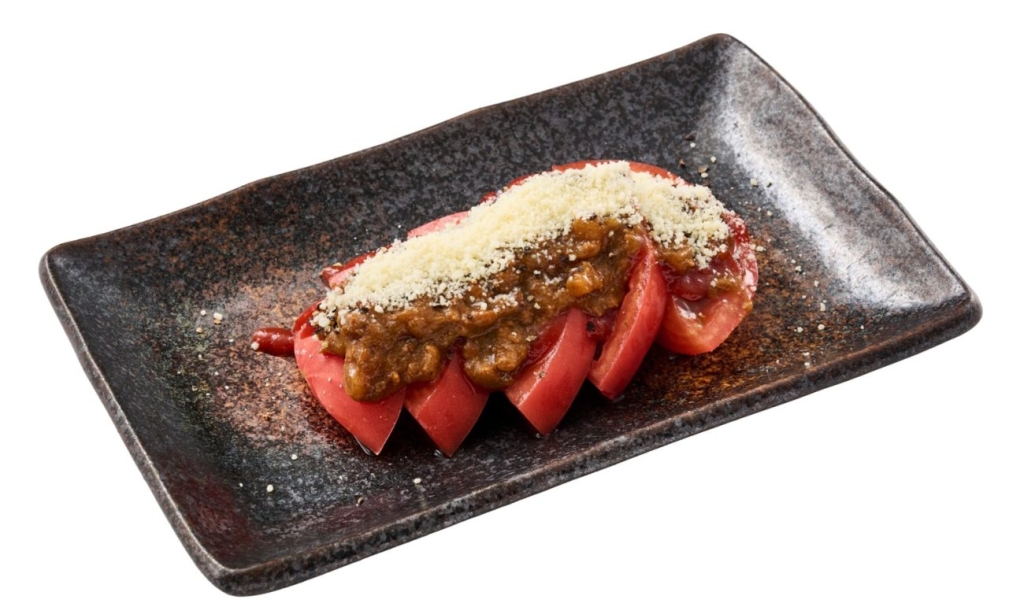 肉みそチーズトマト