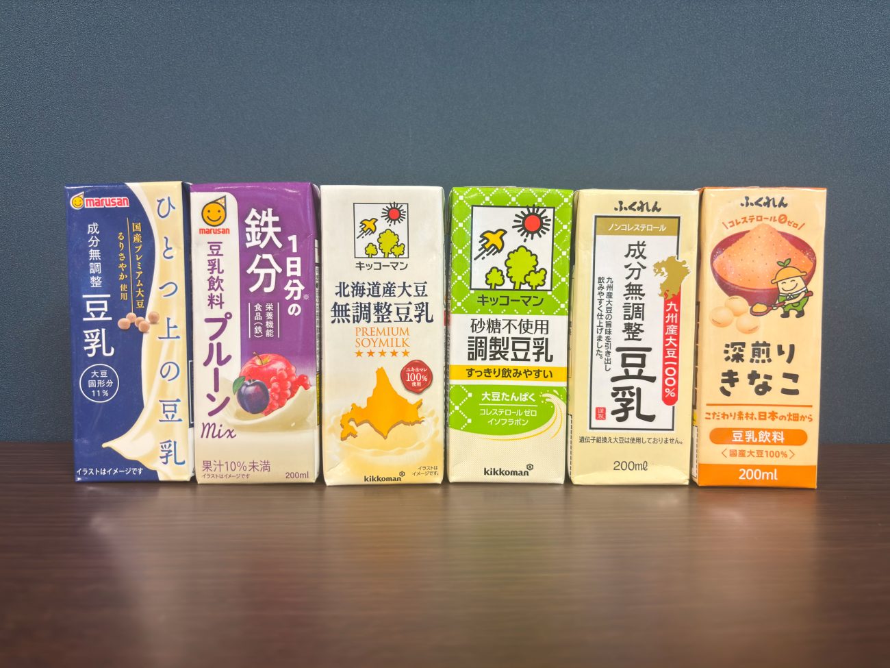 各社豆乳商品