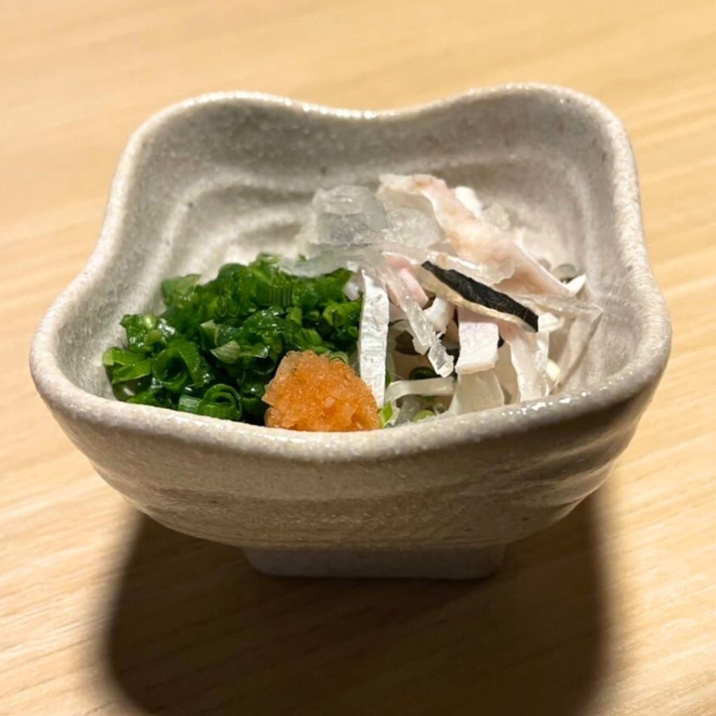 湯引き（ふぐ皮ポン酢）