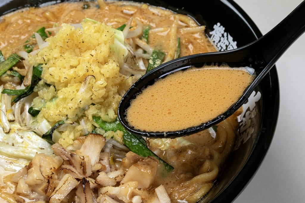 家系豚骨×味噌のスープ