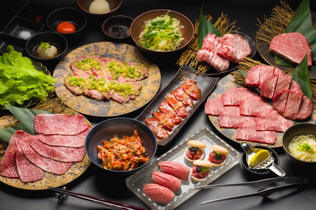 「焼肉 一心たん助」提供メニューの例