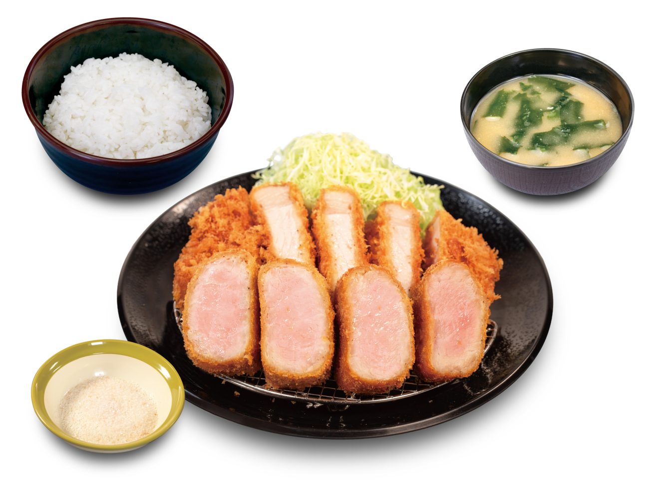 「国産雪国育ち厚切りロースかつ＆極厚レアヒレかつ定食」販売