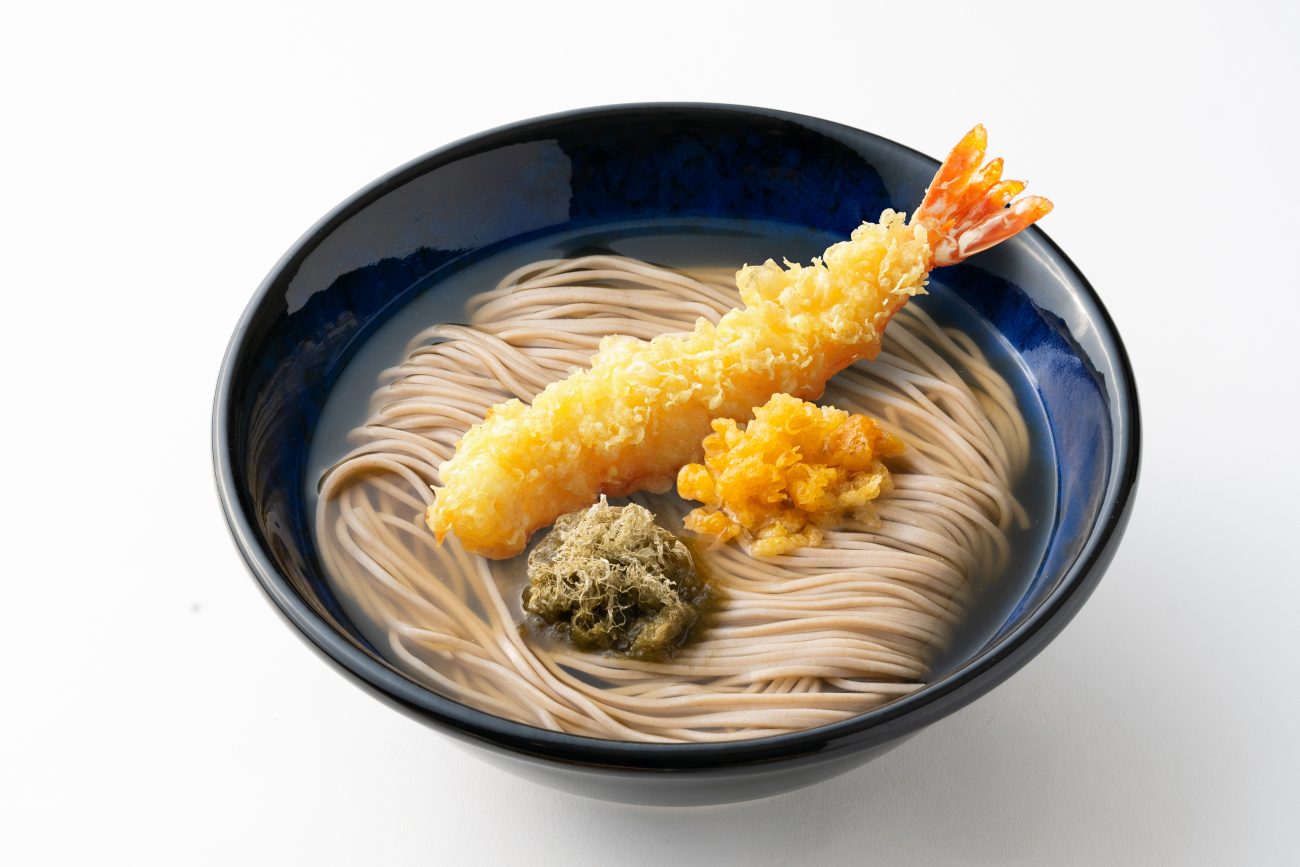 年越五割そば海老天