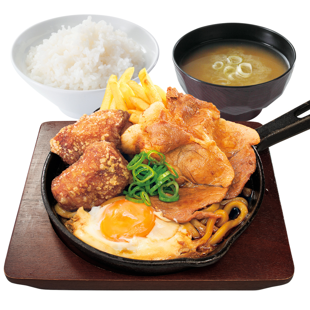 特選醤油からあげのすきやき盛り定食