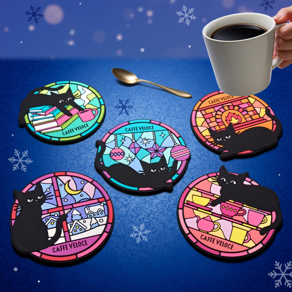 「黒ねこラバーコースター」