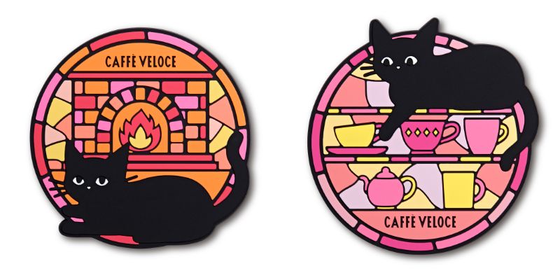 「黒ねこラバーコースター」