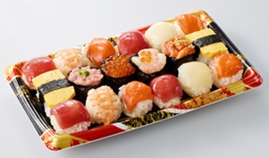 「9種具材の彩り手まり寿司18貫」