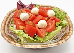 「熟したトマトのカプレーゼサラダ」