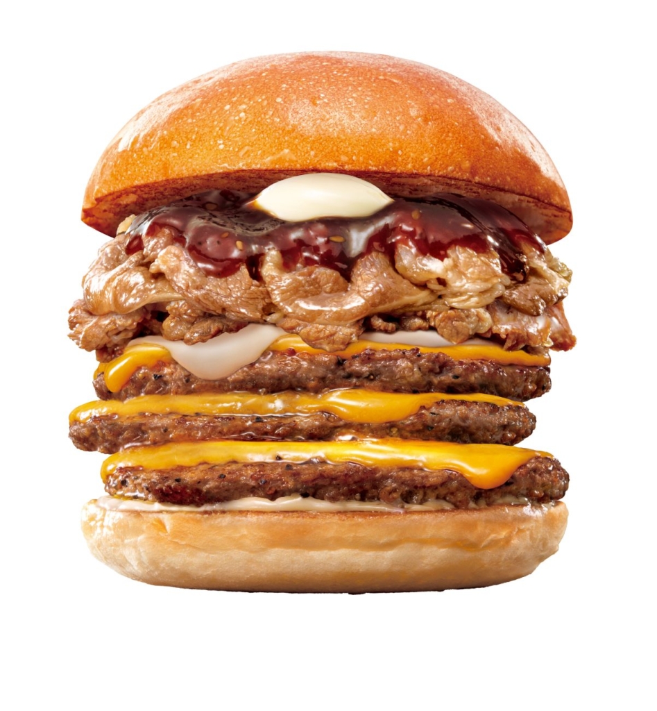 トリプル絶品チーズ牛カルビバーガー