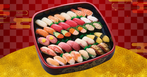 歳末寿司おさめ「デラックス盛(40貫)」