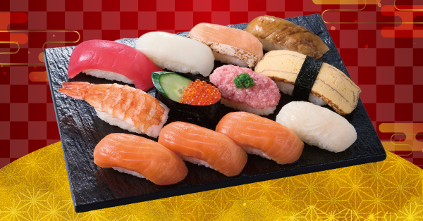 寿司おさめ「サーモン盛」