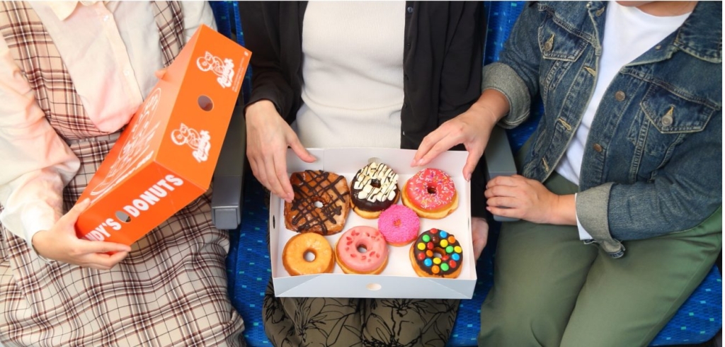 新幹線車内での軽食に