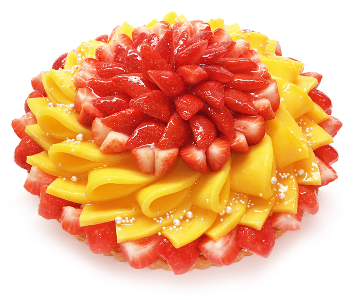 いちごとマンゴーのケーキ 1ピース1,300円