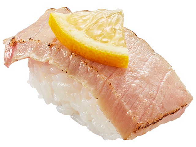 『本鮪中とろ塩炙り』一貫170円