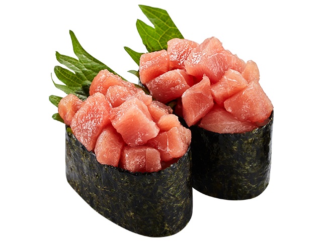 『特盛中とろぶつ軍艦』二貫410円～