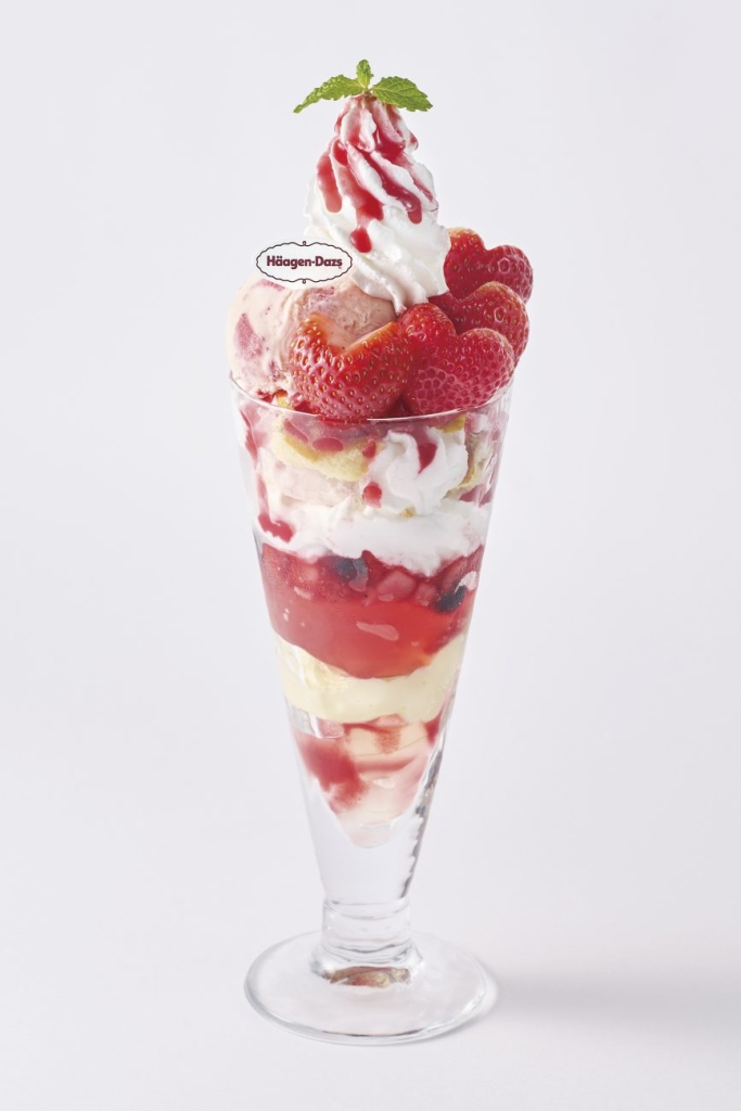 ハーゲンダッツといちごのジョナパフェ