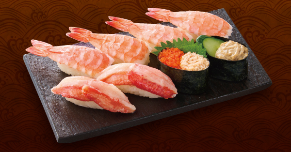 かにプチえび盛