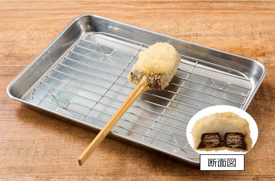 キットカツもちっと 断面