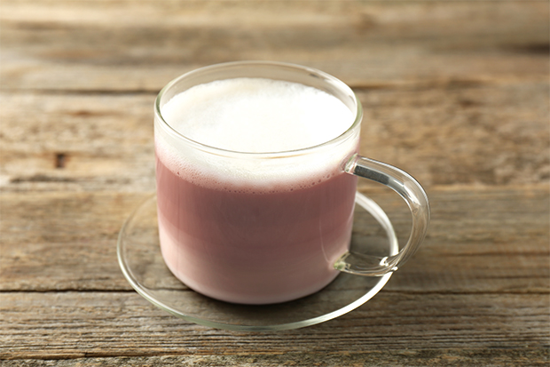 アレンジレシピ「あんバタートースト カフェラテ」