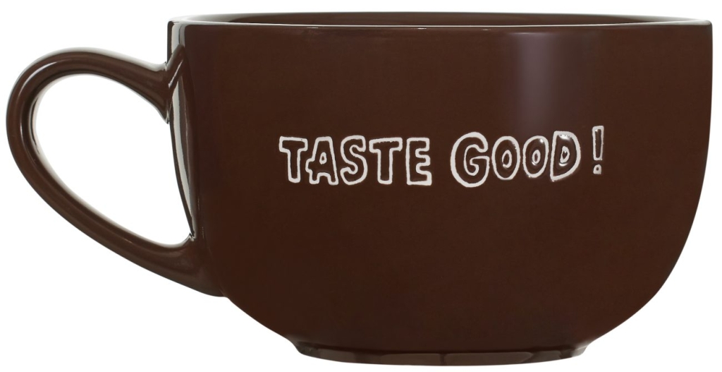 すき家の福袋「SMILE BOX 2026」スープマグ(裏面)