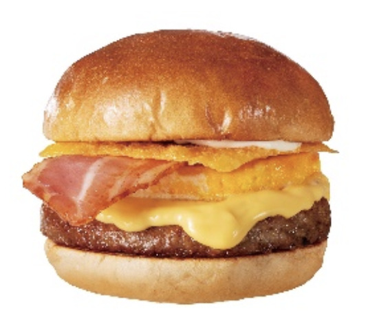 パリとろチーズベーコンエッグバーガー