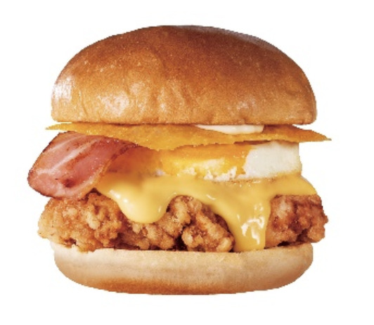 パリとろチーズベーコンエッグチキン竜田バーガー