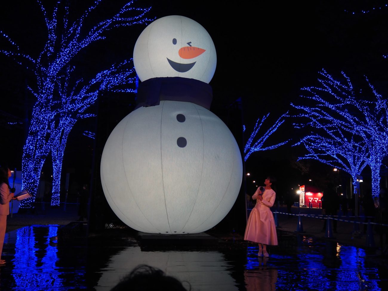 青の洞窟スノーマン