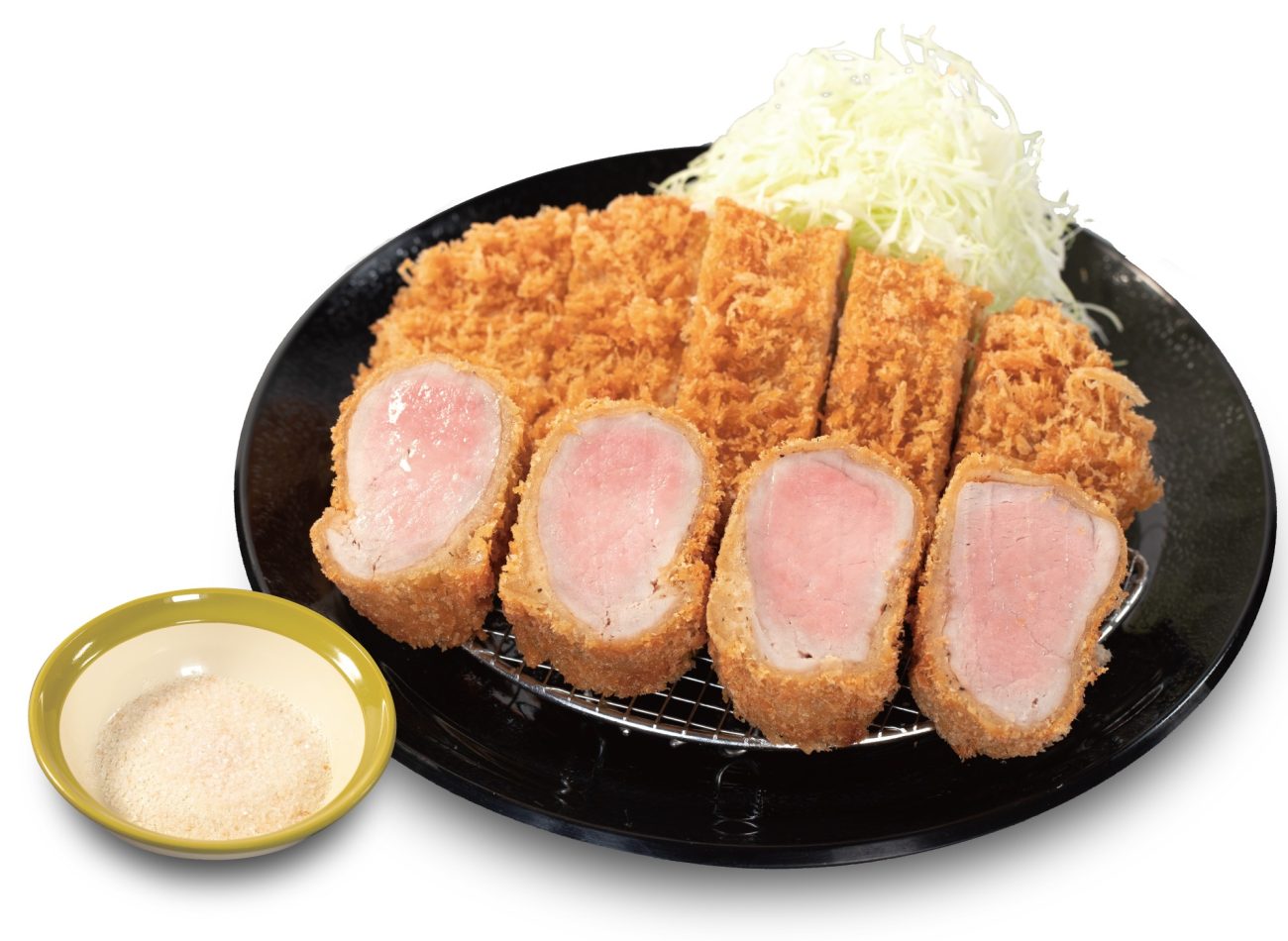 松のや「ロースかつ&極厚“レア”ヒレかつ」