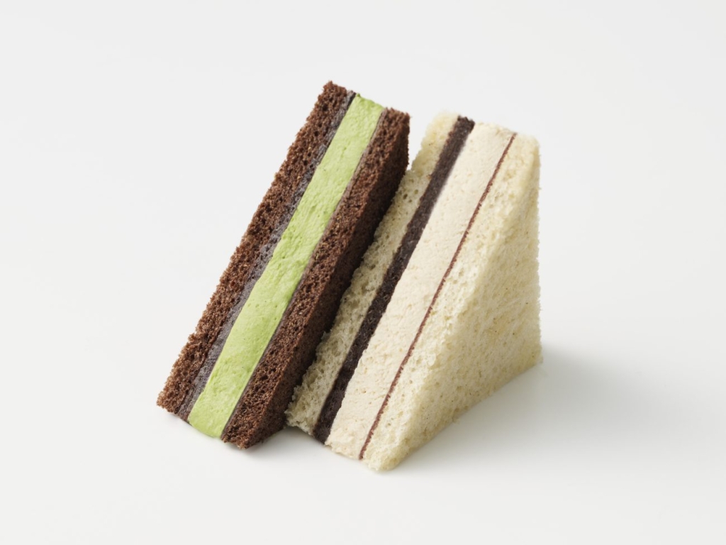 京都四条店限定「ショコラティエのサンドウィッチ(アンバー&抹茶)」